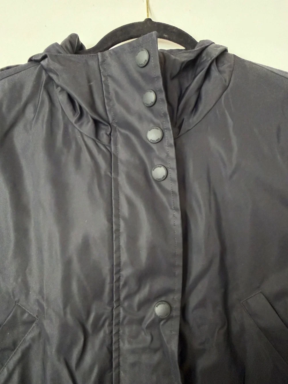 Burberry Black Hooded Trench Coat - Picture 6 of 13